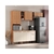 Armário Cozinha ?Atualle Ravena 10P 01G - Canelato+3D/off White - Pontomax Online - Tudo para o seu conforto