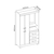 Guarda Roupa Solteiro Notável Estrela 2P 3G Nt6020 Freijó/off White na internet