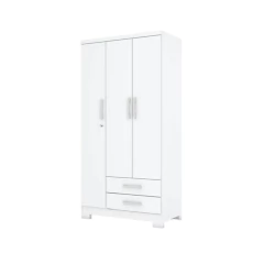 Guarda Roupa Henn Açaí - Branco