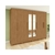 Guarda Roupa Casal Lopas Andara 8P 4G C/ Espelho - Amêndoa Clean - Pontomax Online - Tudo para o seu conforto