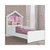Cama Infantil Tuboart Laura - Branco / Rosa - comprar online