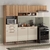 Cozinha Completa Fortaleza 3d Rústico/Natura/Off White - comprar online