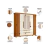 Guarda Roupa Casal Albatroz 06 Portas Com Espelho Doble Cina/Off White na internet