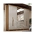 Guarda Roupa Casal Giardino 6P 4G Com Espelho - Demóbile Amêndola/Nude - Pontomax Online - Tudo para o seu conforto