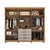 Guarda Roupa Casal Giardino 6P 4G Com Espelho - Demóbile Amêndola/Nude - comprar online