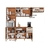 Armário Cozinha ?Atualle Ravena 10P 01G - Canelato+3D/off White - comprar online