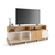 Rack Bancada Graci HB Móveis para TV até 70" - Cinamomo/Off White