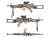 RIFLE DE AIRSOFT SUPORTE M249 MINIMI PARA FEATHERWEIGHT TAN - CYBERGUN na internet