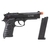 PISTOLA DE AIRSOFT GBB 92 BK SLIDE METAL QGK