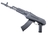 RIFLE DE AIRSOFT AK74MN BLACK FULL STEEL - E&L - comprar online