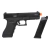 PISTOLA DE AIRSOFT R17 BK GBB GREEN GÁS - QGK na internet
