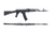 RIFLE DE AIRSOFT AK74MN BLACK FULL STEEL - E&L - loja online