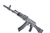 RIFLE DE AIRSOFT AK74MN BLACK FULL STEEL - E&L - GM TÁTICO | Airsoft, Tiro Esportivo, Fardamento e mais.