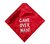 PANO VERMELHO BORDADO GAME OVER MAN