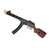 RIFLE DE AIRSOFT PPSh-41 BLOW BLACK EBB - Snow Wolf - comprar online