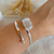 Bracelete de Selenita Branca Limpeza Energética - ´Prateado - comprar online