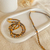 Choker de Olho de Tigre lapidada 4mm - Coragem - comprar online