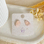 Brinco de Quartzo Rosa Bruto - Amor - comprar online