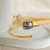 Bracelete de Labradorita A Pedra da Magia - Dourado - loja online