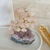Árvore de Quartzo Rosa - Base de Drusa de Ametista - comprar online