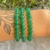 Pulseira de Quartzo Verde Lapidada 6mm - Saúde