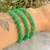 Pulseira de Quartzo Verde Lapidada 6mm - Saúde - loja online