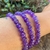 Pulseira de Ametista Lapidada 8mm - Transmutação - Cristais Topázius