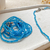 Colar de Apatita Azul Multifacetado 2mm - Campo Mental - Cristais Topázius