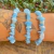 Pulseira de Água Marinha Azul - Serenidade e Intuição