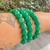 Pulseira de Quartzo Verde Lapidada 8mm - Saúde - loja online