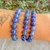 Pulseira de Sodalita Lapidada 8mm - Sabedoria