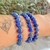 Pulseira de Sodalita Lapidada 8mm - Sabedoria - loja online