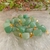 Pingente de Quartzo Verde Rolado Dourado - Saúde - comprar online