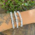 Pulseira de Selenita Branca Lapidada 6mm - Limpeza Energética na internet