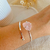 Bracelete de Quartzo Rosa Amor e Autoestima - Prateado