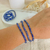 Pulseira de Sodalita Lapidada 4mm - Sabedoria