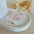 Bracelete de Quartzo Rosa Amor e Autoestima - Prateado - loja online