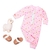 Pijama enterizo con estampado Llamas con peluche de apego