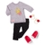 Conjunto Sweater largo con imagen de pochoclos y leggins