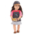 Muñeca de lujo Rayna con más de 10 accesorios de Food Truck | 46 cms.