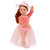 Muñeca Aubrie - Bailarina de ballet con sweater naranja