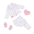 Muñeca Serenity en vestimenta de dormir con pantuflas y corazón en internet