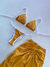 Cortininha ♡ Calcinha regulável - Dourado/Branco