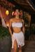 Conjunto Franja ♡ Shortinho - Branco