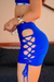 Saia Camila - Azul bic - comprar online