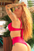 Biquíni Vitória ♡ Calcinha Hot Pants - Pink
