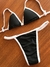 Cortininha ♡ Marquinha Fio - Preto/Branco - comprar online