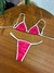 Cortininha Marquinha- Pink/Branco