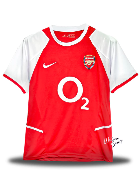 Camisa Arsenal Titular Retro 02/04