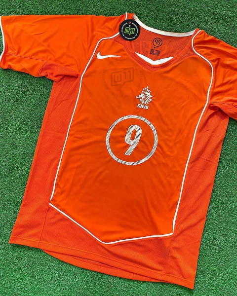 Camisa Holanda Titular Retro 2004 #9 VAN NISTELROOY (PRONTA ENTREGA) - comprar online